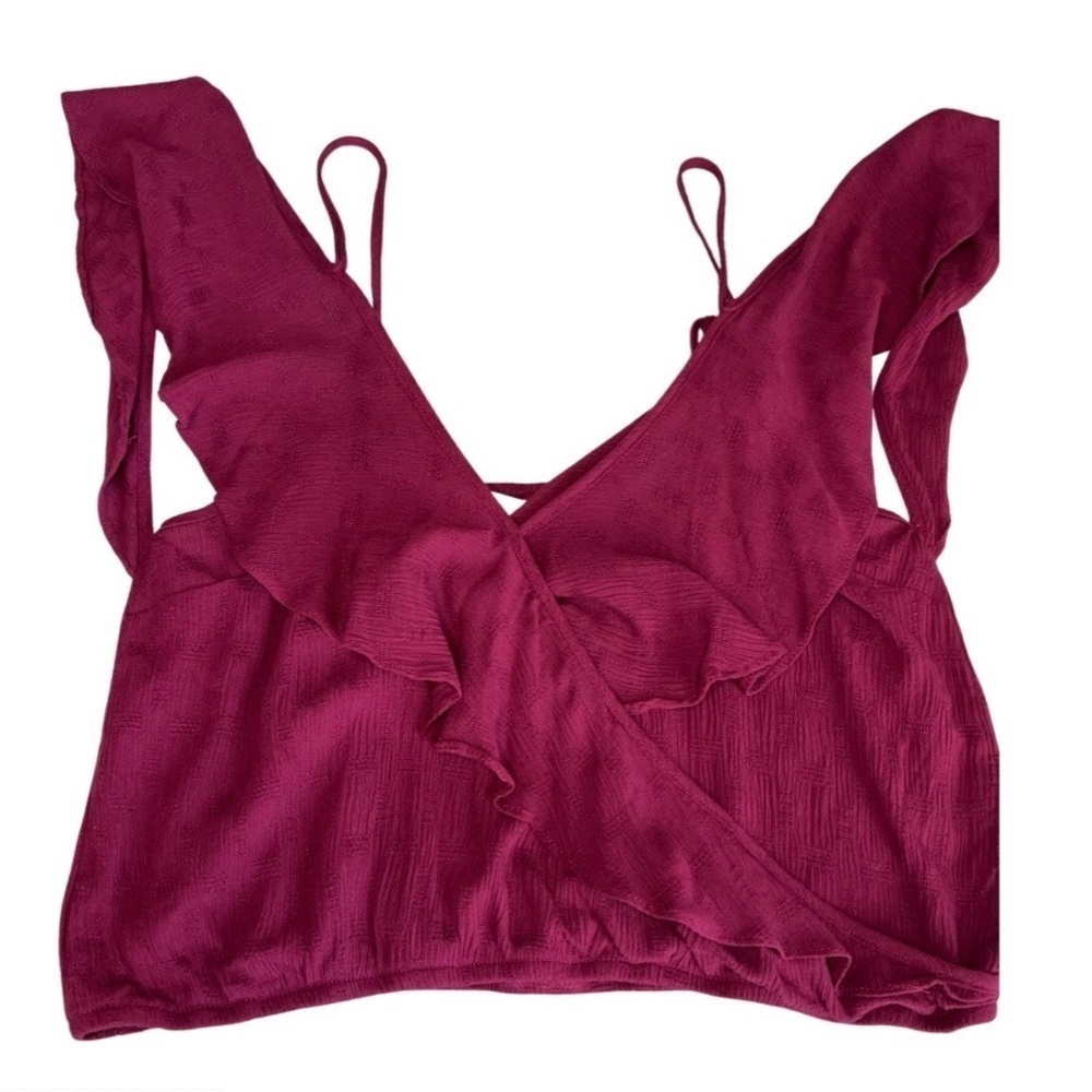 Nwt Xhilaration Plum Cold Shoulder Top Size XL